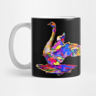 Flapping swan Mug